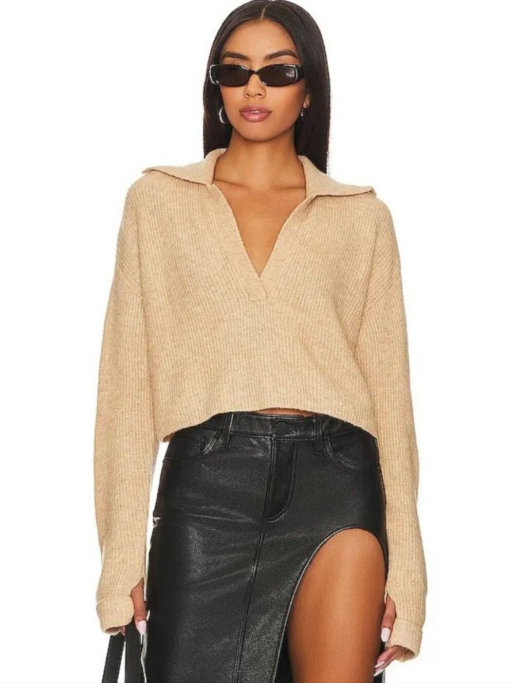 L'Academie x Marianna Harley Knit Pullover in Neutral